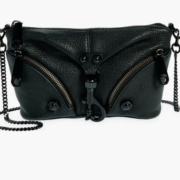 Rebecca Minkoff Handbags - New Rebecca Minkoff Black Mini Julian Crossbody Bag (READ DESCRIPTION)